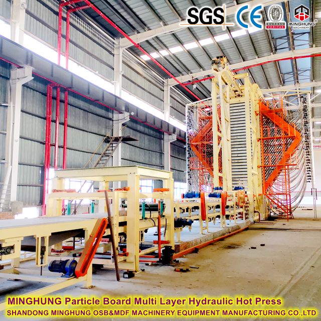 The Engine Room of Modern Woodworking: Inside the Multilayer Wood-based Panel Hot Press Line Production with SHANDONG MINGHUNG