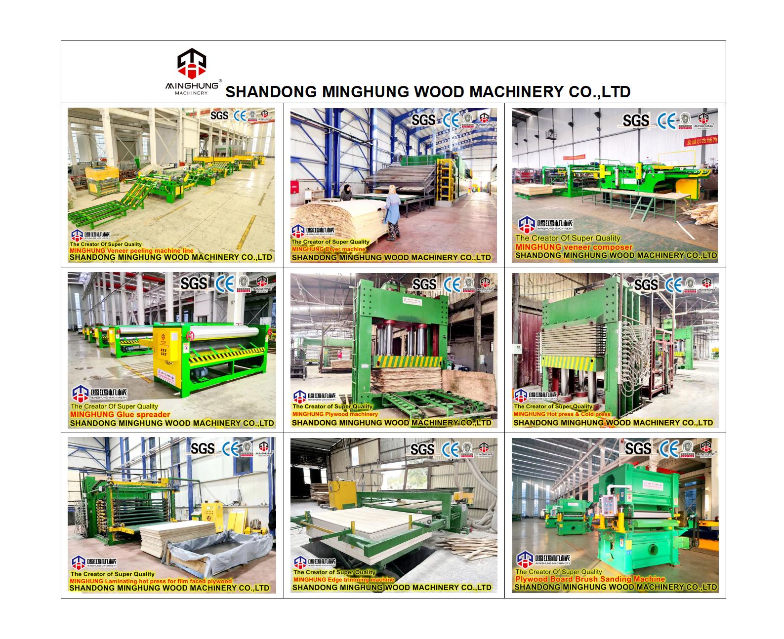 Ligne de production de contreplaqu&eacute;