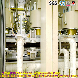 Servohydraulische continue platte pers Hete pers Diktebereik 0-80 mm