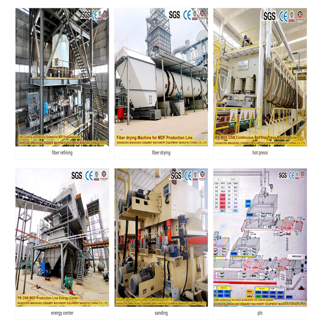 Machines compl&egrave;tes de production de panneaux de particules